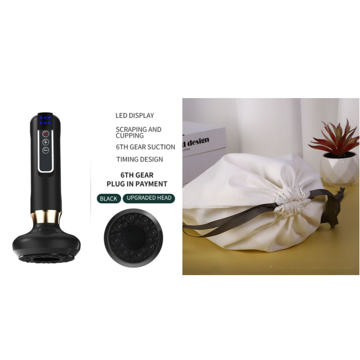 Electric Cupping & Gua Sha Massager